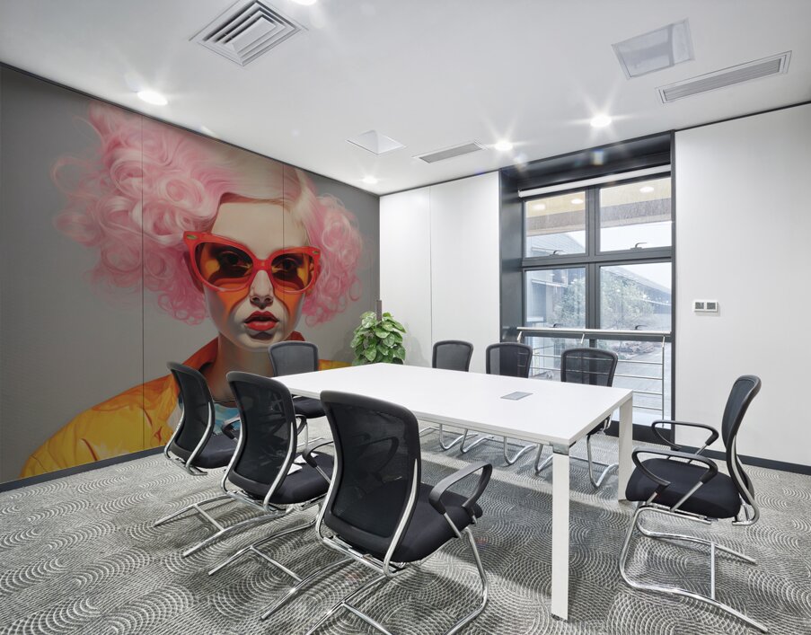 Pretty In Pink - Pop Glam Portrait Art Prints Wall Printing