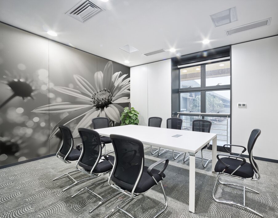 Whispers of the Sun – Minimal Daisy Art Print Wall Printing