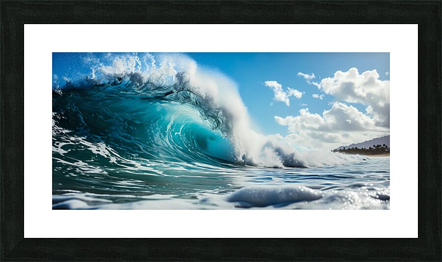 Pacific Power - Ocean Energy Art Prints Picture Frame print
