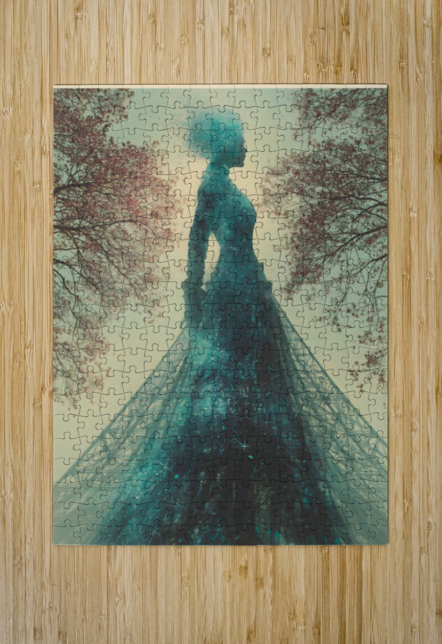 The Lady of Paris – Vintage Fashion Art Print Savage Art Prints Puzzle printing