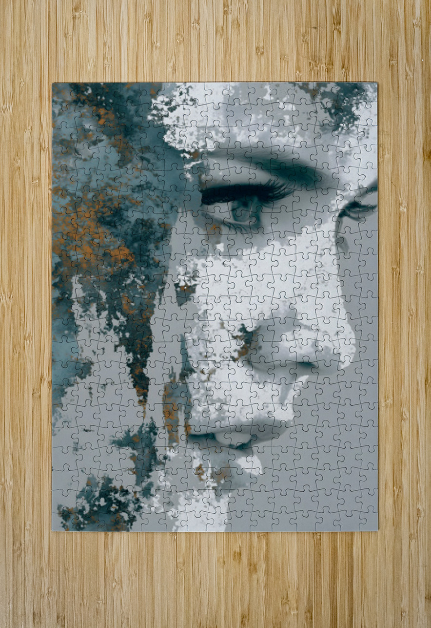 Weathered Profile – Women’s Portrait Art Print Savage Art Prints Puzzle printing