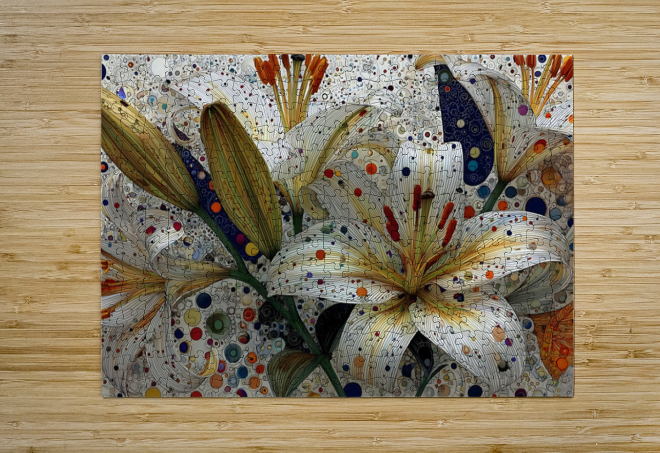 Stargazer Constellation – Lily Pattern Abstract Print Savage Art Prints Puzzle printing