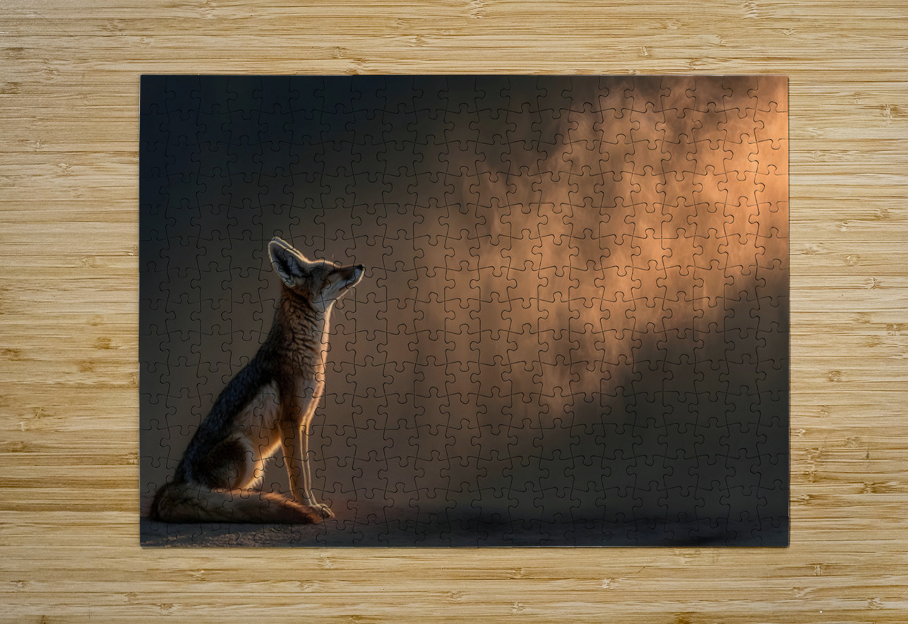 Breath of Dawn – Desert Fox Print Savage Art Prints Puzzle printing