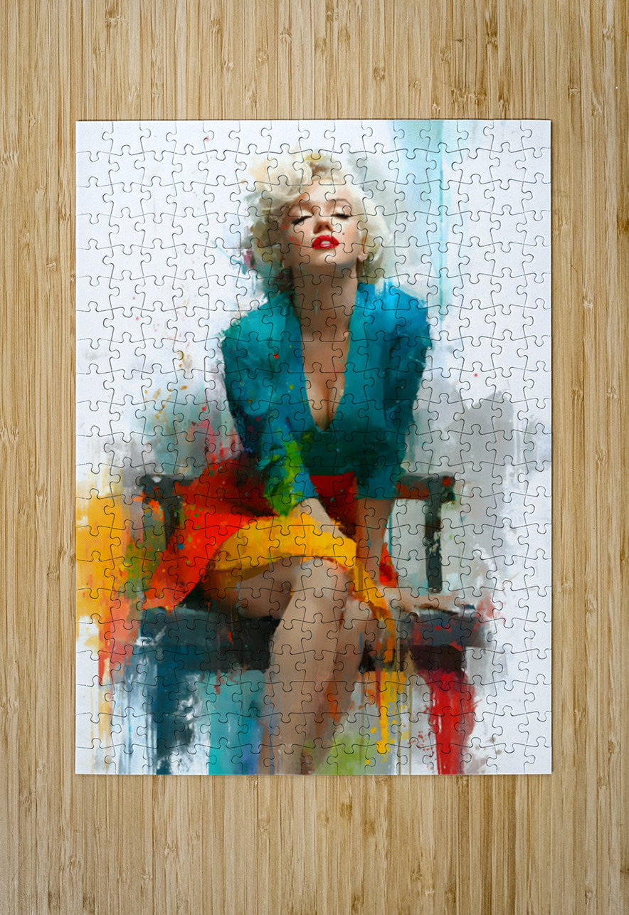 Icon in Color – Modern Muse Print Savage Art Prints Puzzle printing