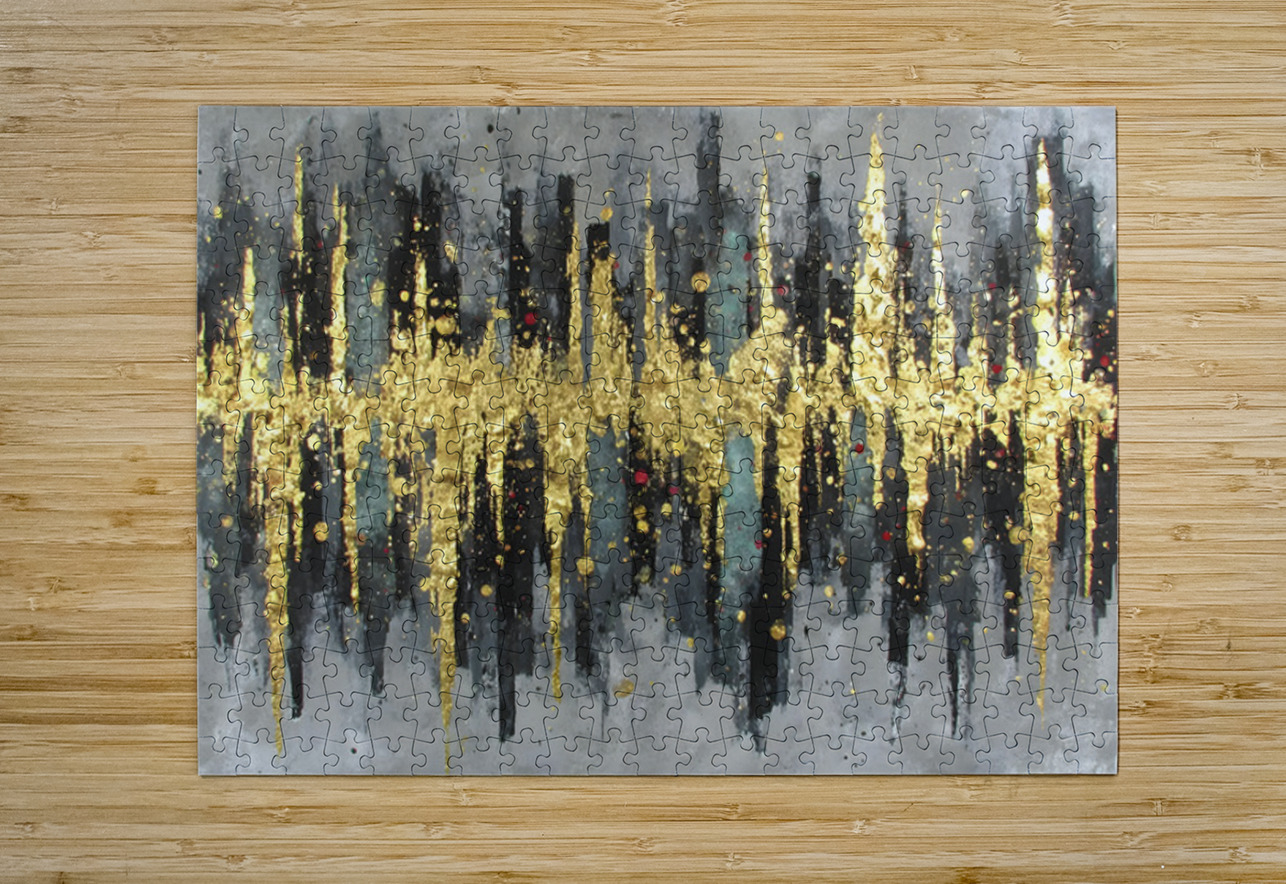 Urban Chaos – Abstract Cityscape Art Print Savage Art Prints Puzzle printing