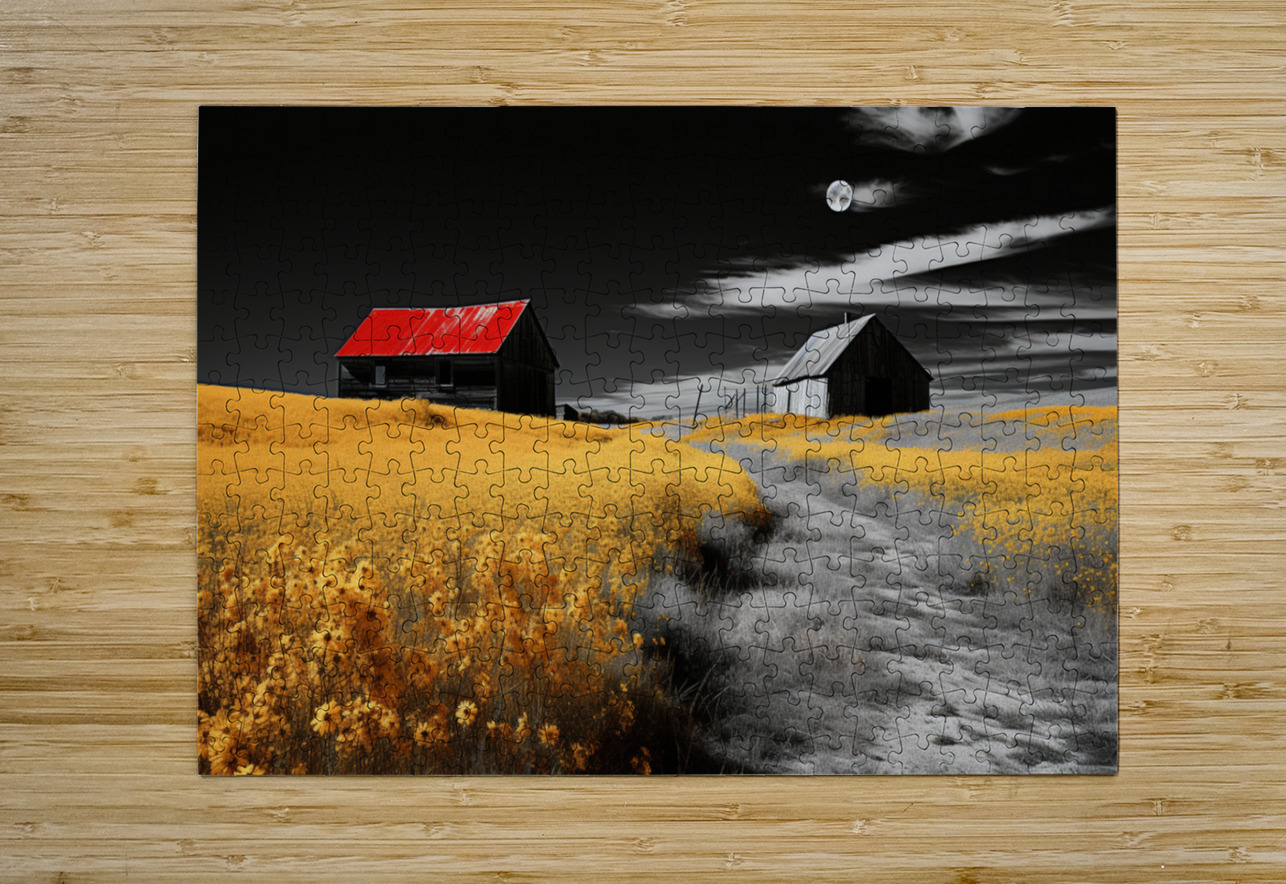 Revival - Sunrise Marsh Landscape Art Prints Savage Art Prints Puzzle printing