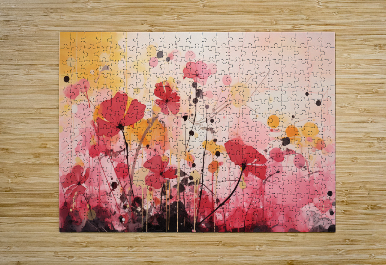 Bliss – Abstract Floral Dream Art Print Savage Art Prints Puzzle printing