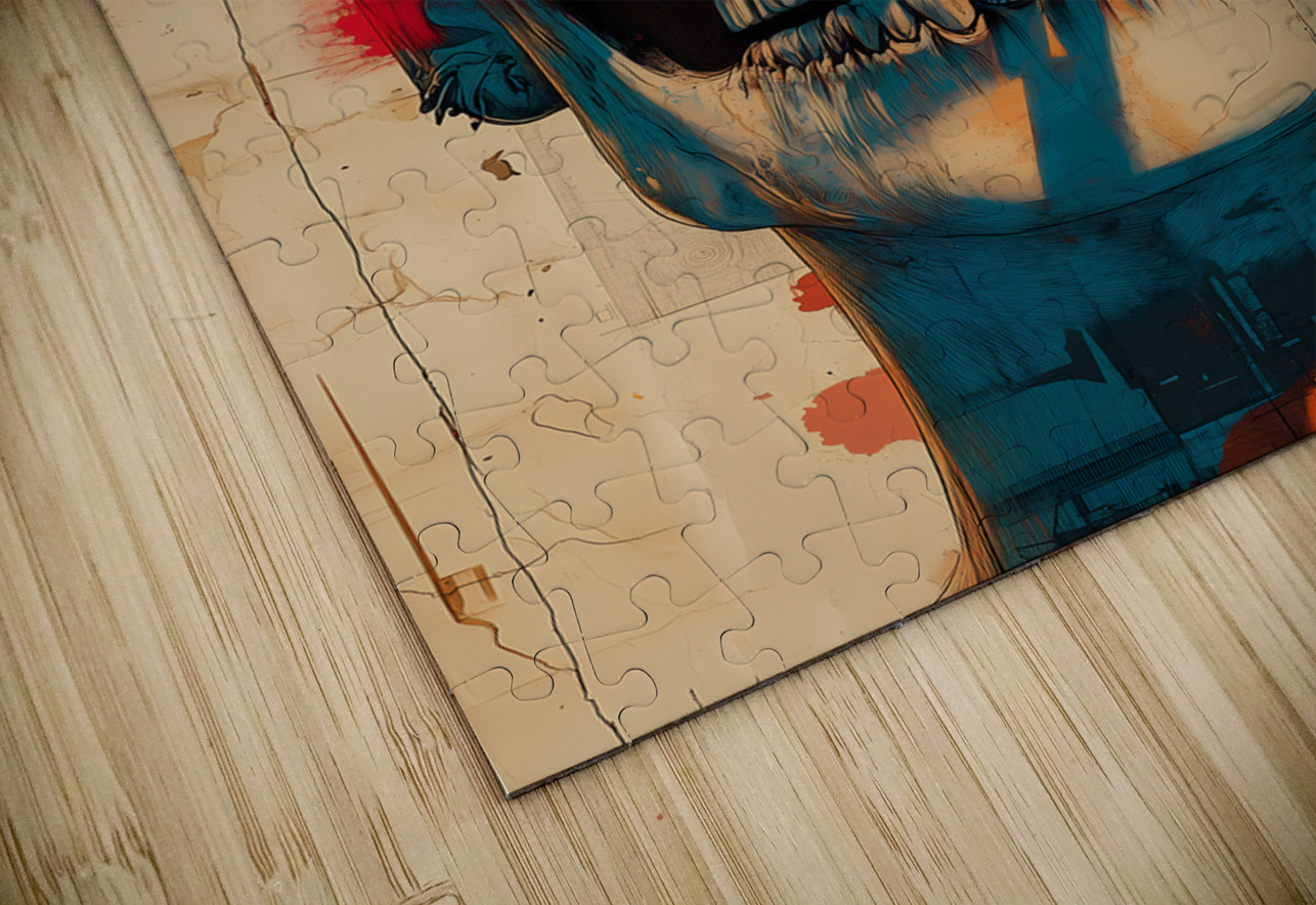 Boss Energy - Pop Surreal Skull Art Prints Savage Art Prints Puzzle