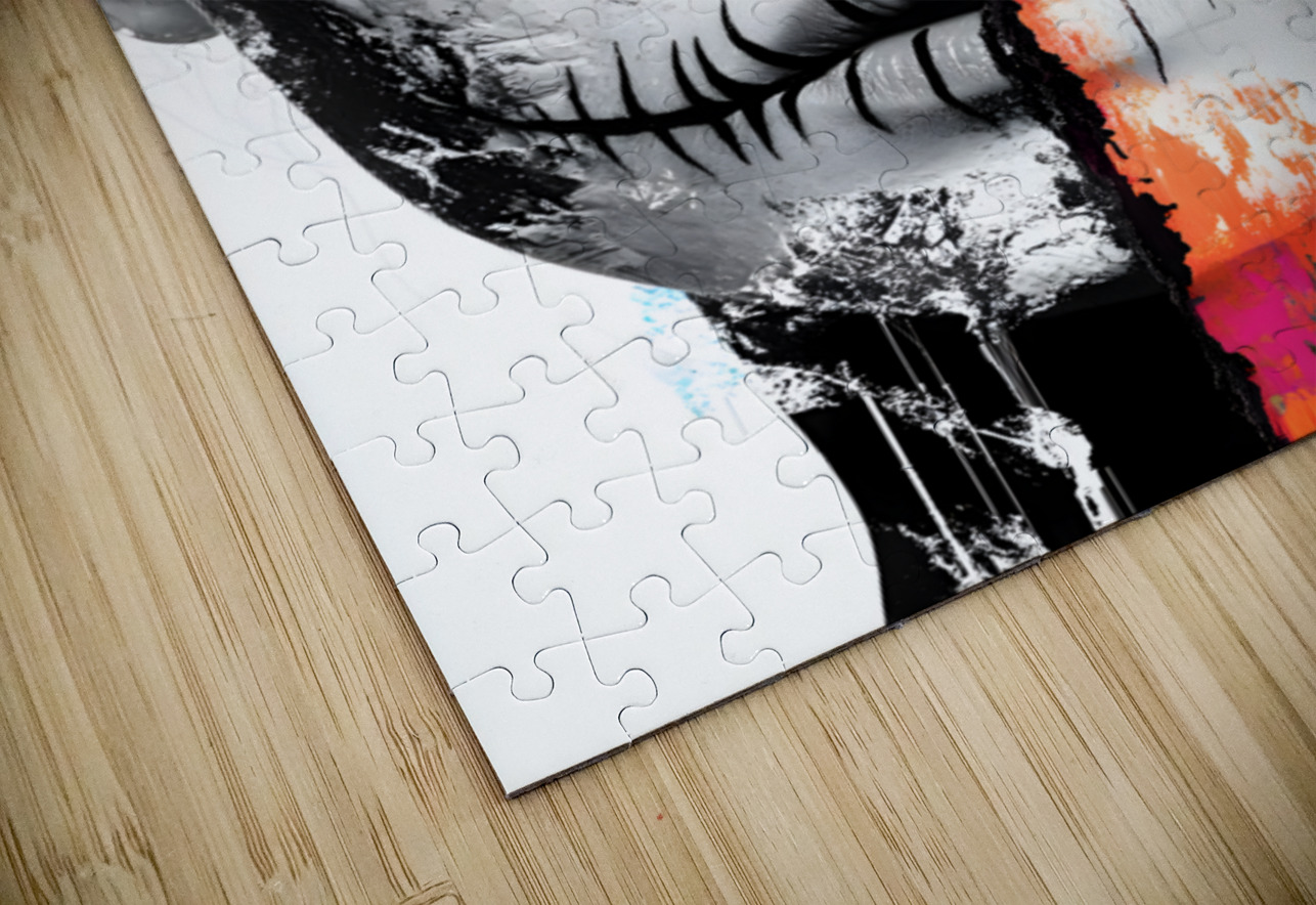 Mitad Del Mas Alla - Half Of The Beyond - Surreal Skull Art Prints Savage Art Prints Puzzle