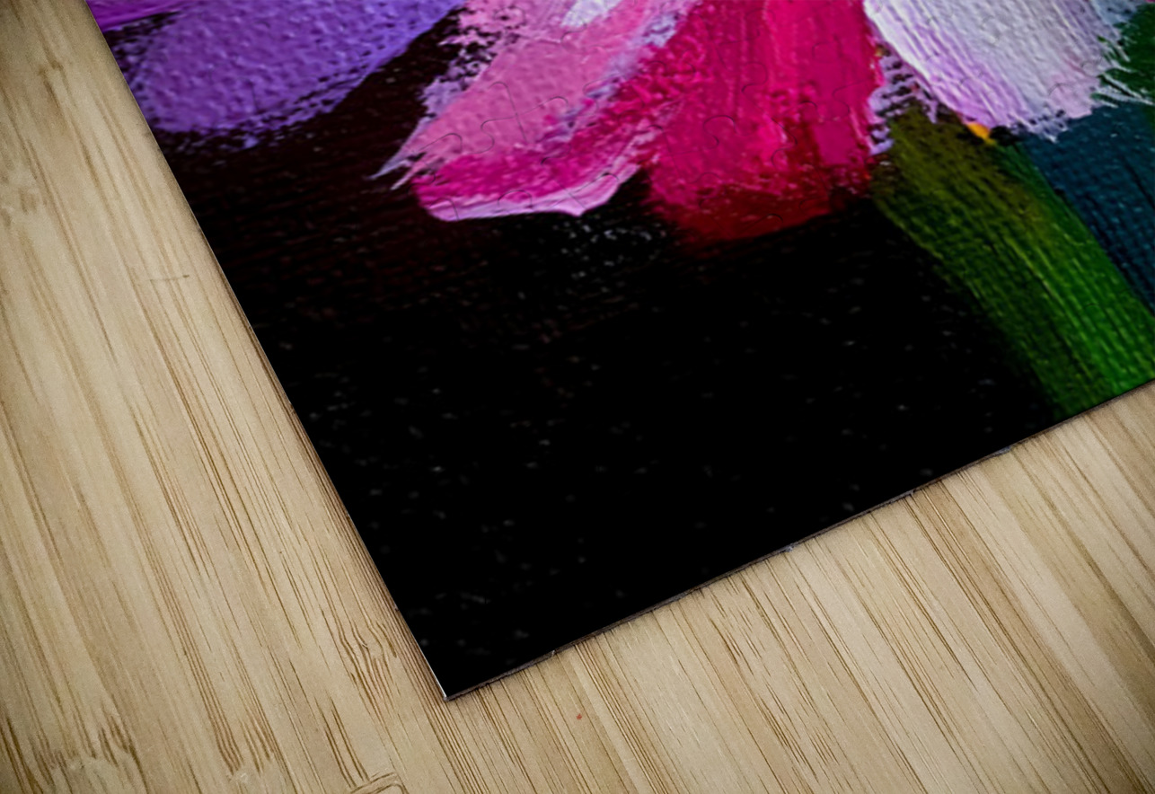 Eclat De Couleurs - Color Shout - Bold Floral Art Prints Savage Art Prints Puzzle