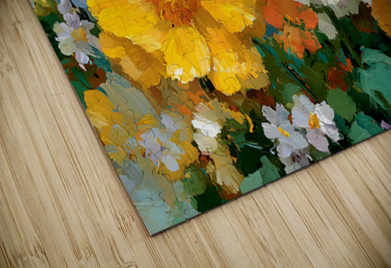 Fleurs Elegantes - Elegant Blooms - Classic Floral Art Prints Savage Art Prints Puzzle