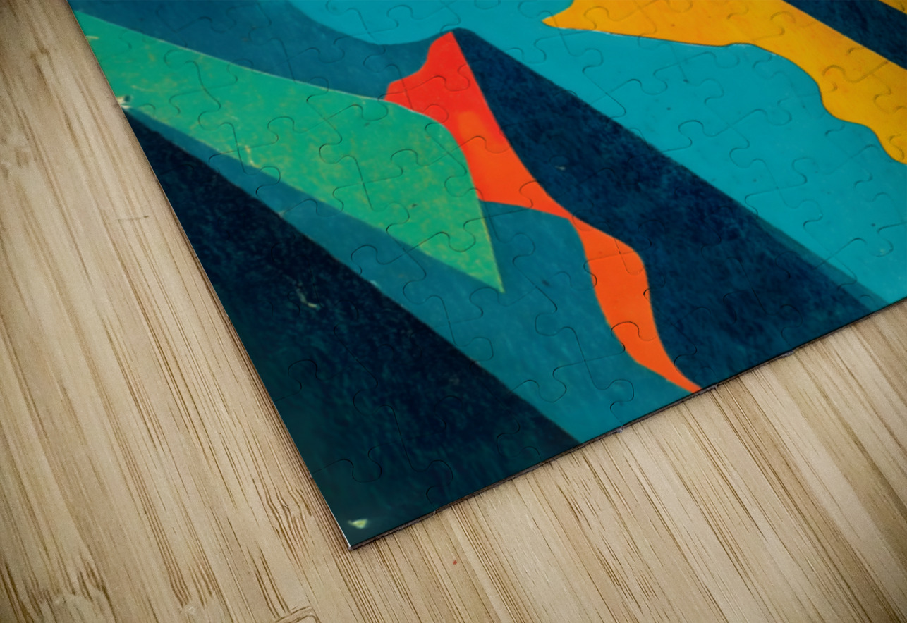 Intellectual Smoke – Vintage Pop Portrait Art Print Savage Art Prints Puzzle