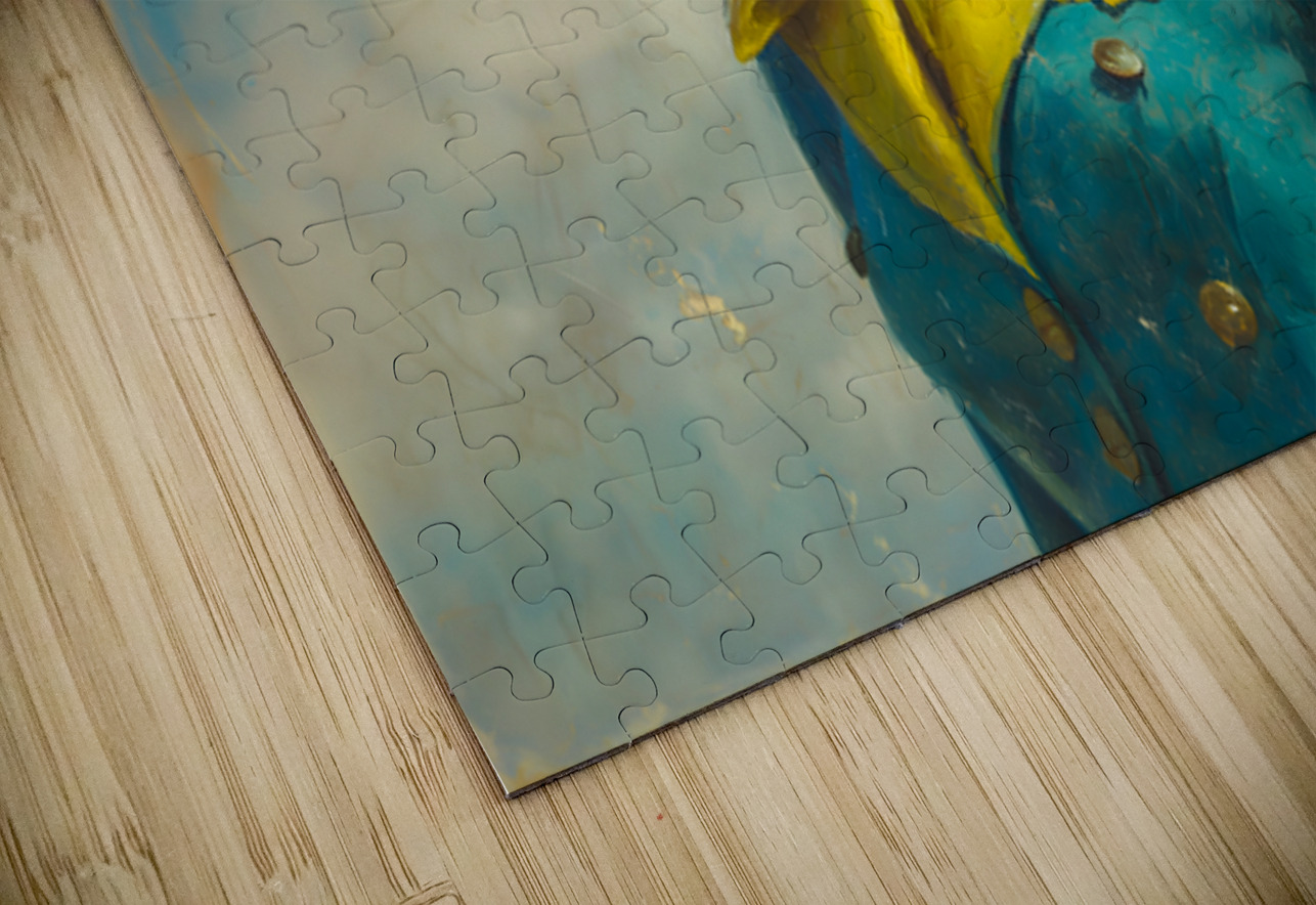 Pride of the Sky – Vintage Portrait Art Print Savage Art Prints Puzzle