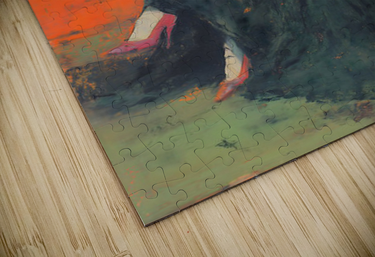 The Silence of Fashion – Vintage Editorial Portrait Art Print Savage Art Prints Puzzle