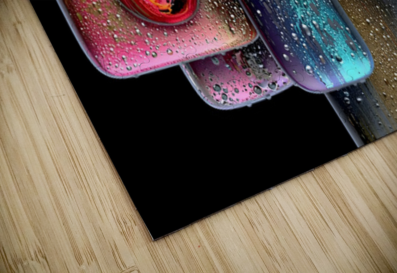 Puzzle Links – Interlocking Color Blocks Print Savage Art Prints Puzzle