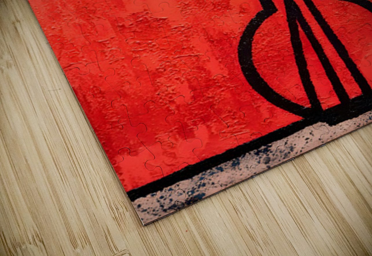 Tulip Pop – Retro Floral Outline Print Savage Art Prints Puzzle