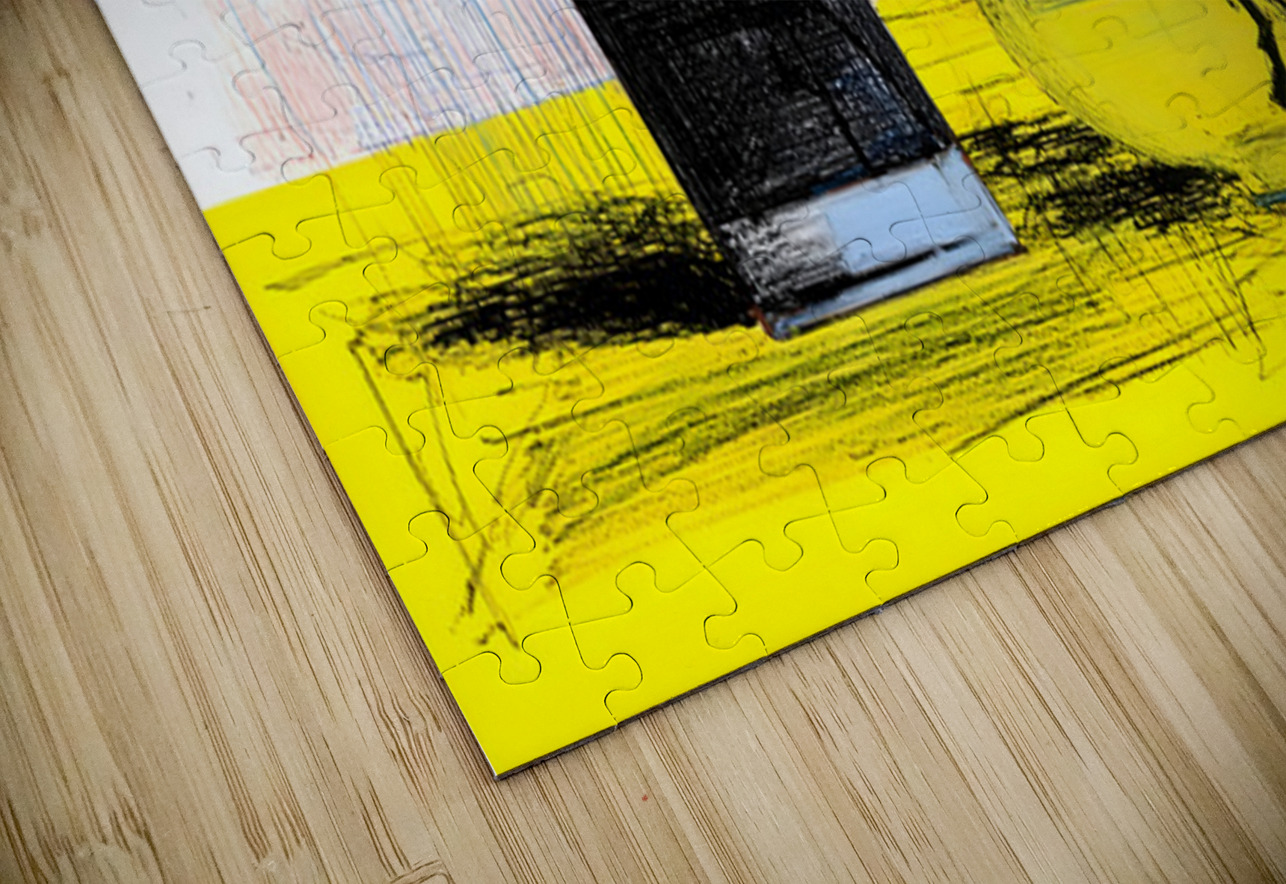 Lemonlight Botanicals – Mid-Century Floral Still Life Print Savage Art Prints Puzzle