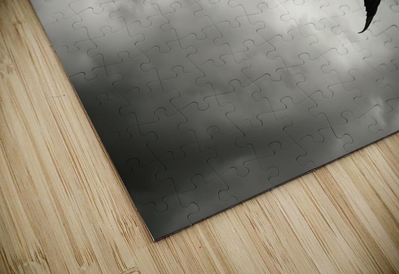 Stormwatch – Sunflower Under Clouded Sky Print Savage Art Prints Puzzle