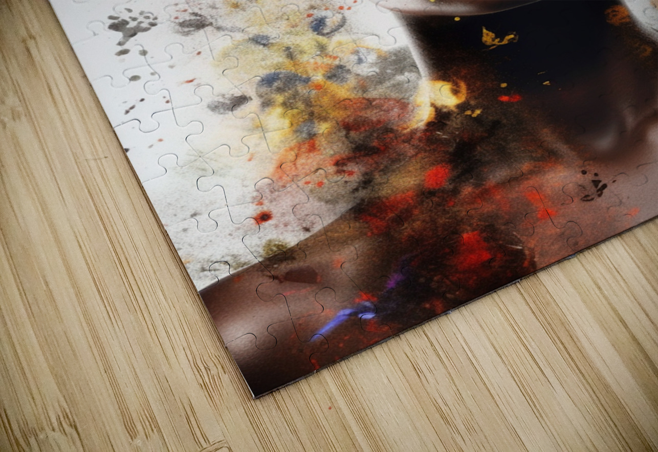 Power & Poise – Modern Afrocentric Portrait Art Print Savage Art Prints Puzzle