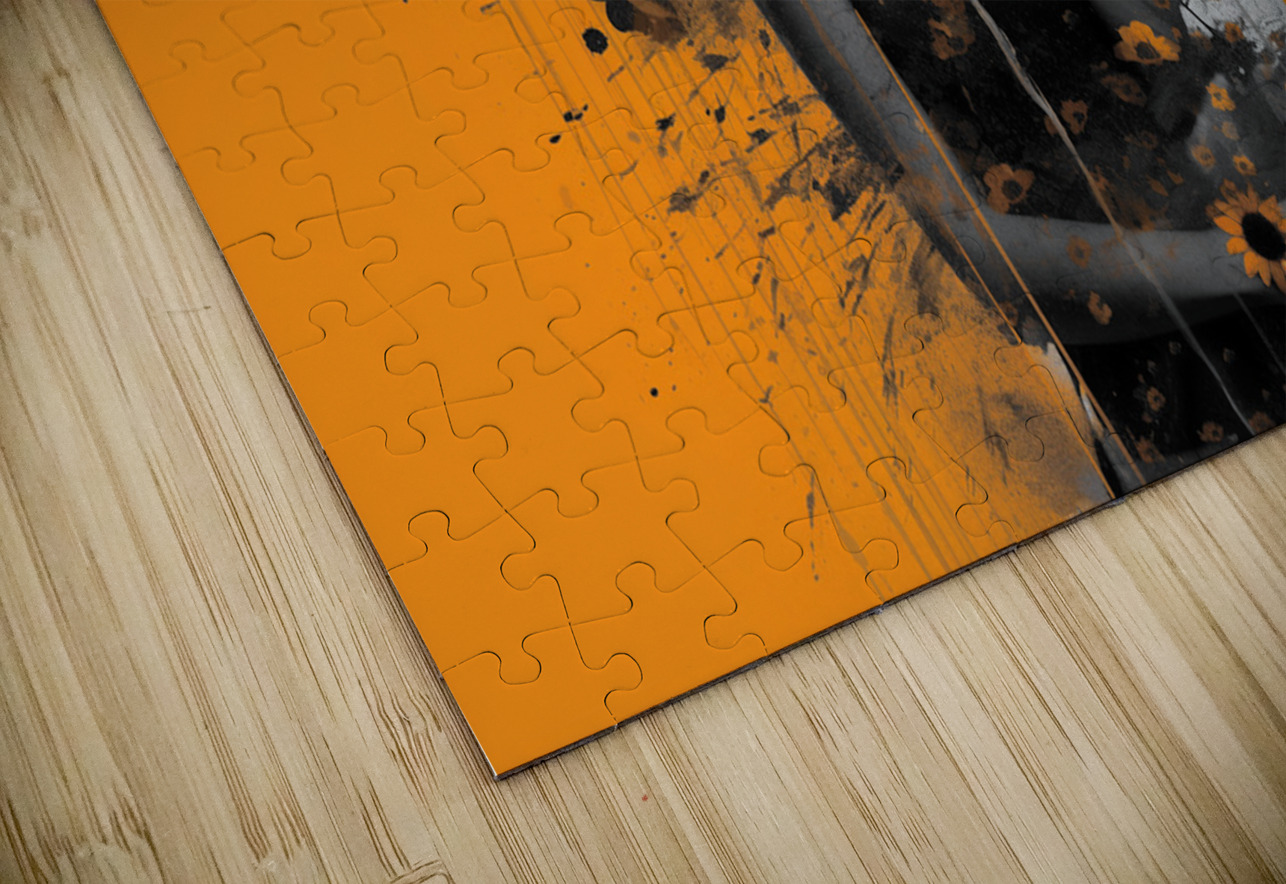 Contrast – Monochrome Splash Portrait Print Savage Art Prints Puzzle