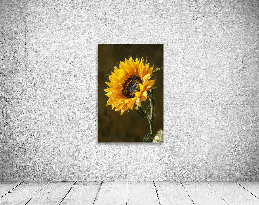 Grace Doree - Golden Grace - Sunflower Portrait Art Prints Wall Preview