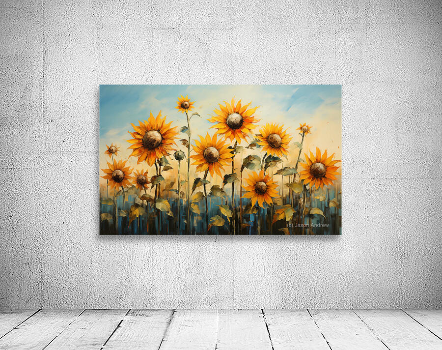 Les Geants De L’Ete - Summer Giants - Sunflower Field Art Prints Wall Preview
