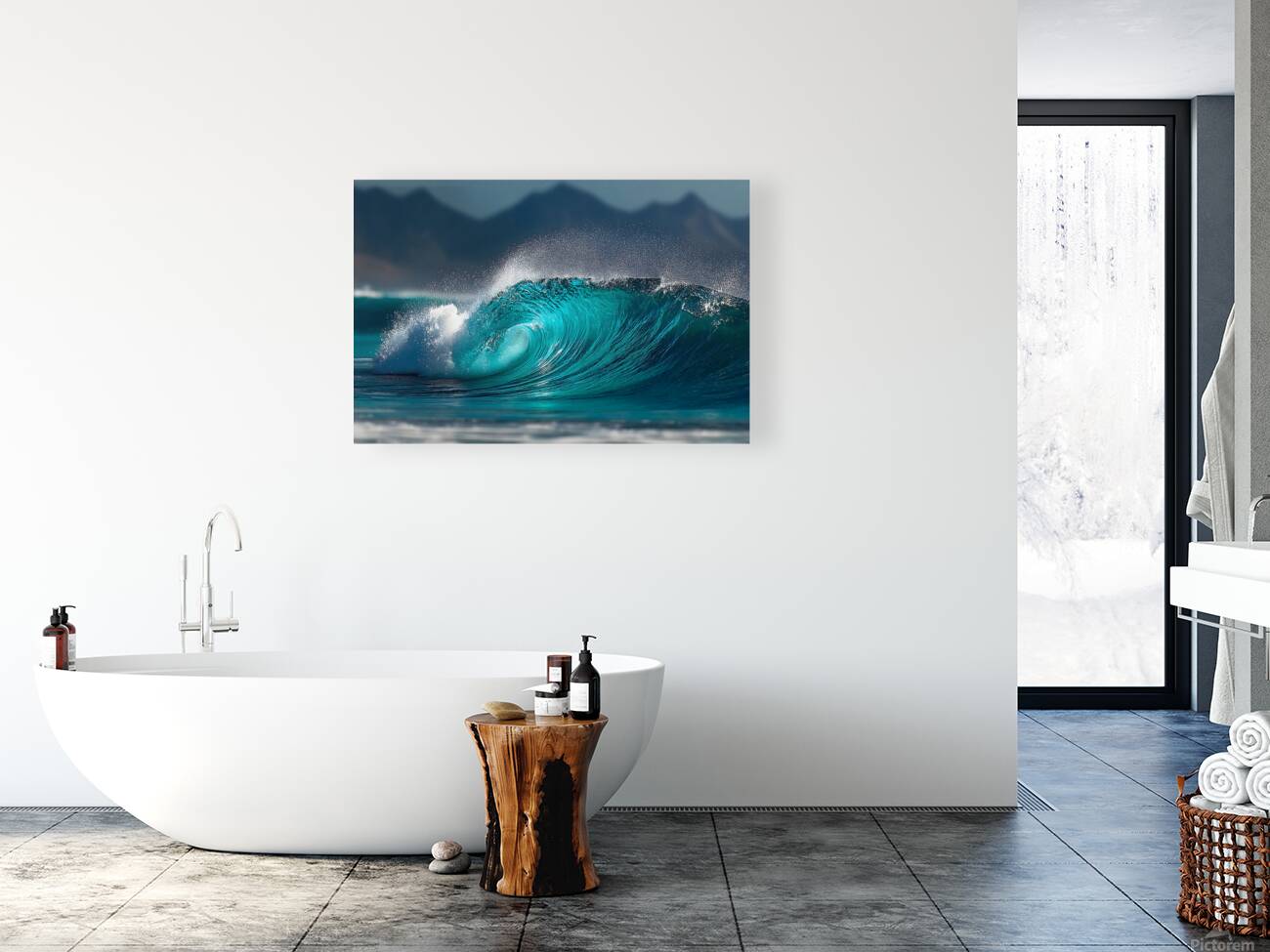 The Surge - Modern Seascape Art Prints Reproduction