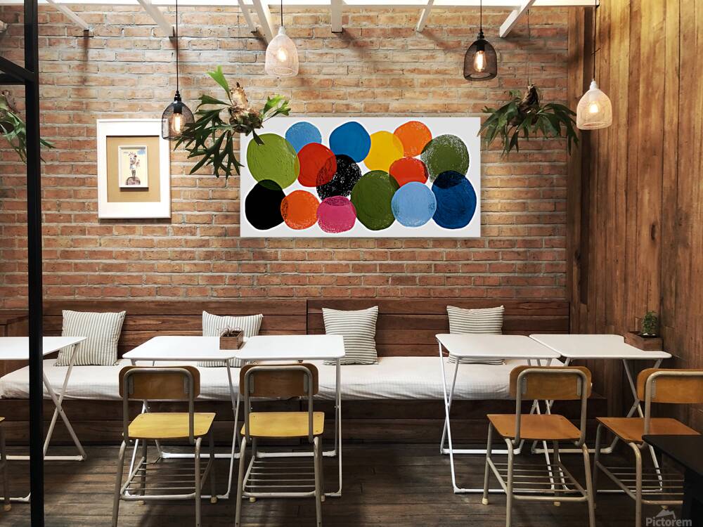 Pop Logic – Colorful Abstract Art Print Reproduction