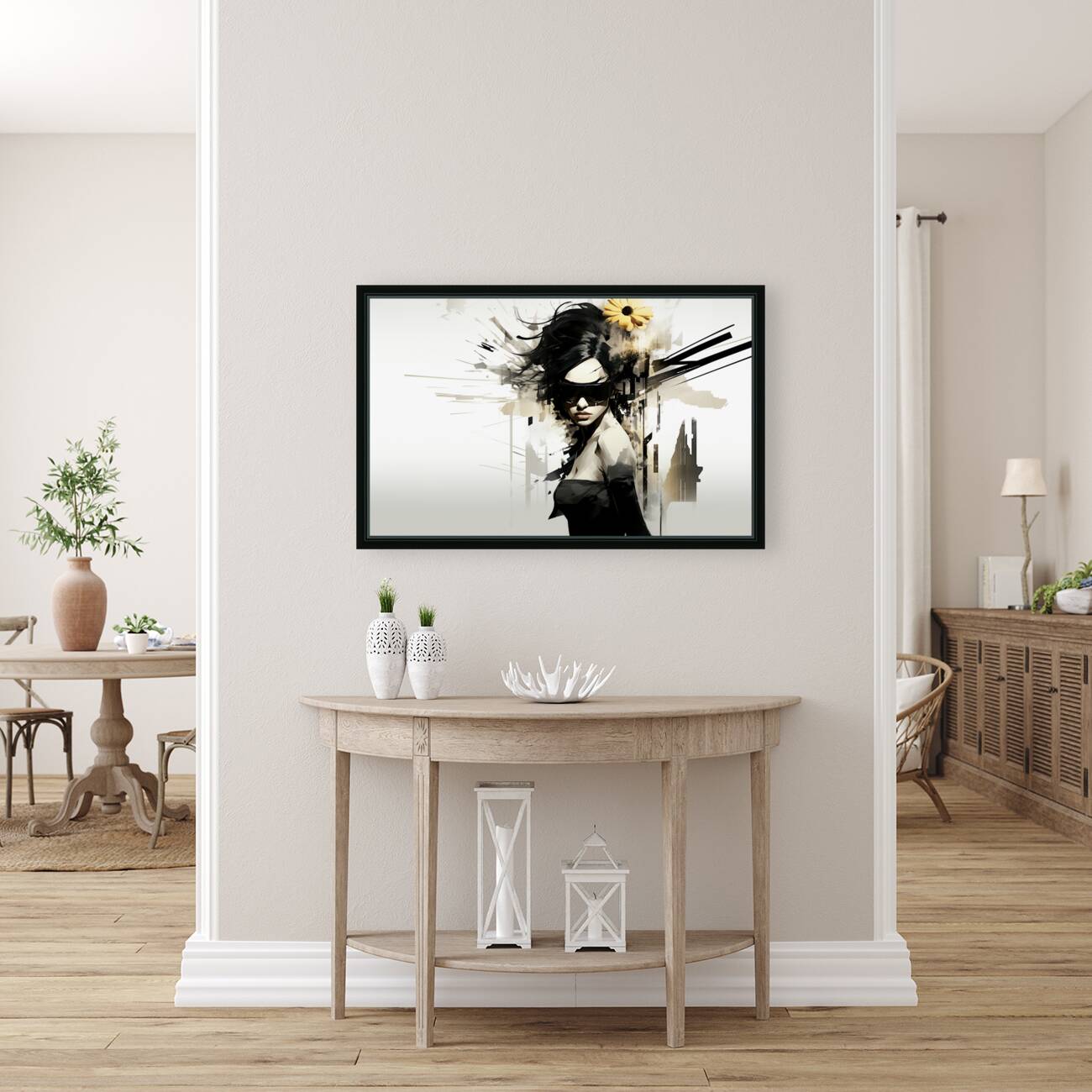 Assassin –  Womens Portrait Art Print Reproduction