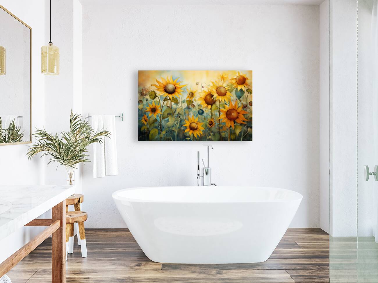 Vitality - Sunflower Meadow Art Prints Reproduction