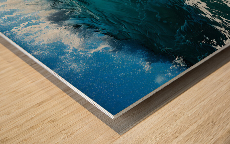 Pacific Power - Ocean Energy Art Prints Wood print