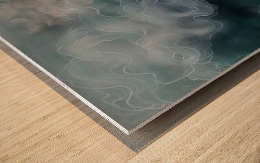 Yurei No Ki 幽霊の木 - Ghost Tree - Japanese Minimal Landscape Art Prints Wood print