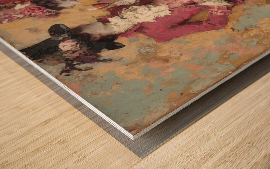 L’Art du Desir – The Art of Desire Vintage Poster Art Print Wood print