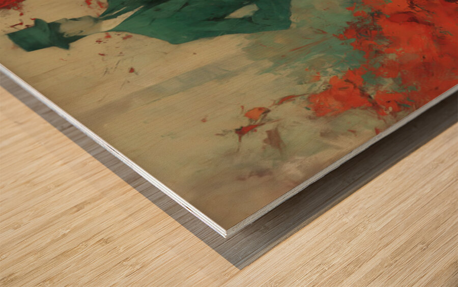 Le Feu de l’Elegance – The Fire of Elegance Vintage Poster Art Print Wood print